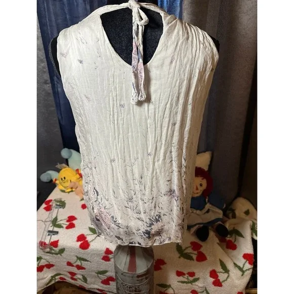 Made in Italy 100% Silk top - Picture 4 of 7